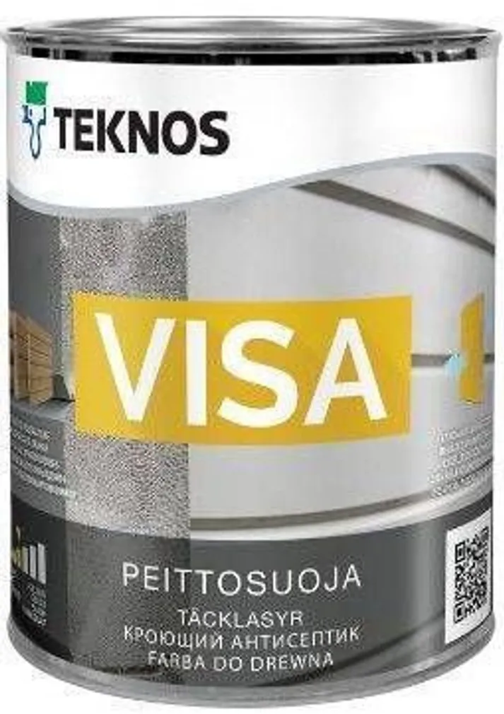 VÄRV TEKNOS VISA BASE 3 POOLMATT 0,9L VÄRVITU