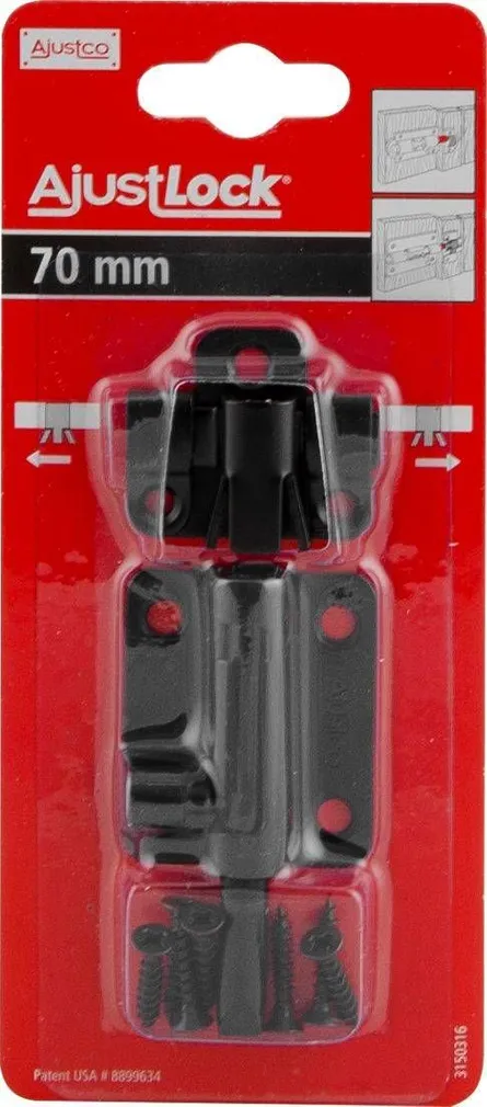 RIIV AJUSTLOCK 70MM MUSTA PULBERVÄRVIGA KAETUD