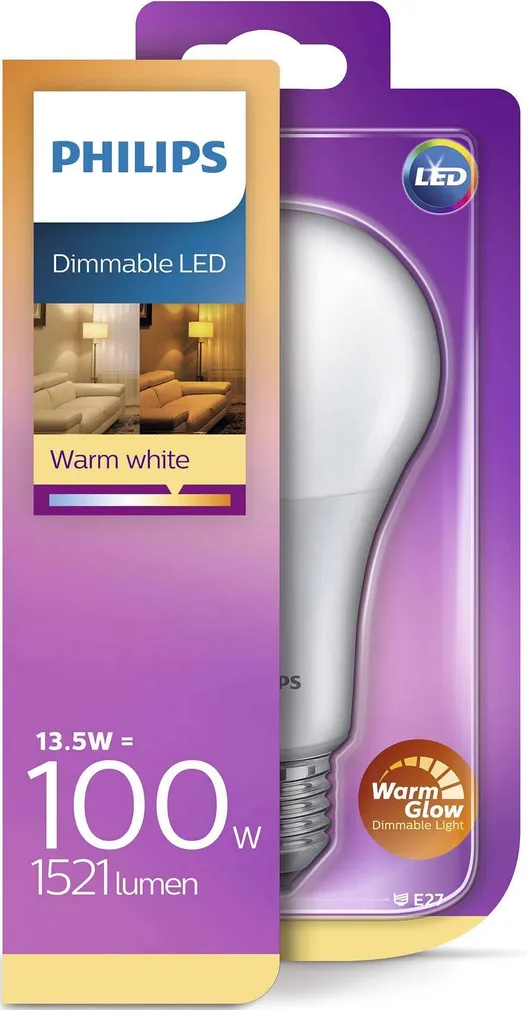 LED LAMP 13,5 -100W E27 A67 1521LM 2000-2700K DIM WG