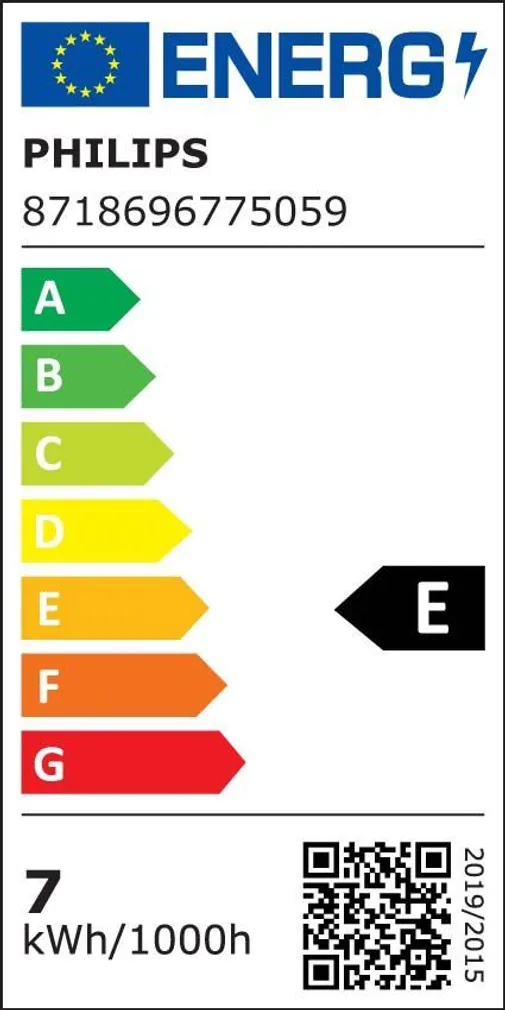 LED LAMP 7 -60W E27 A60 806LM 2700K KLAAR FIL 6TK PAKIS