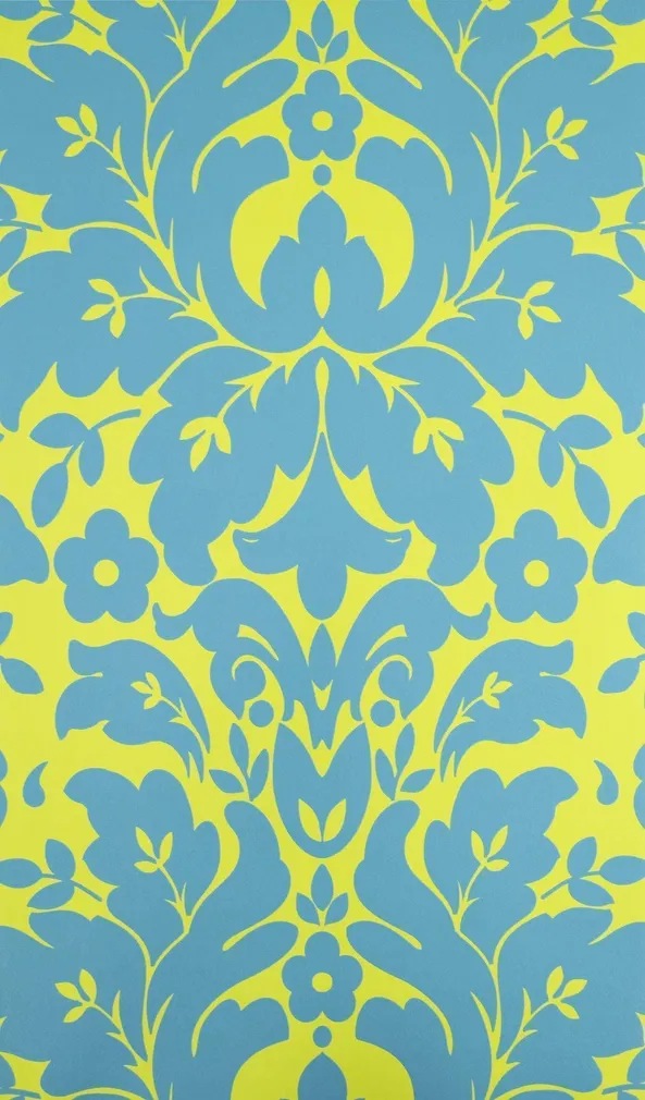 TAPEET SCHUIMVINYL ROHELINE/SININE