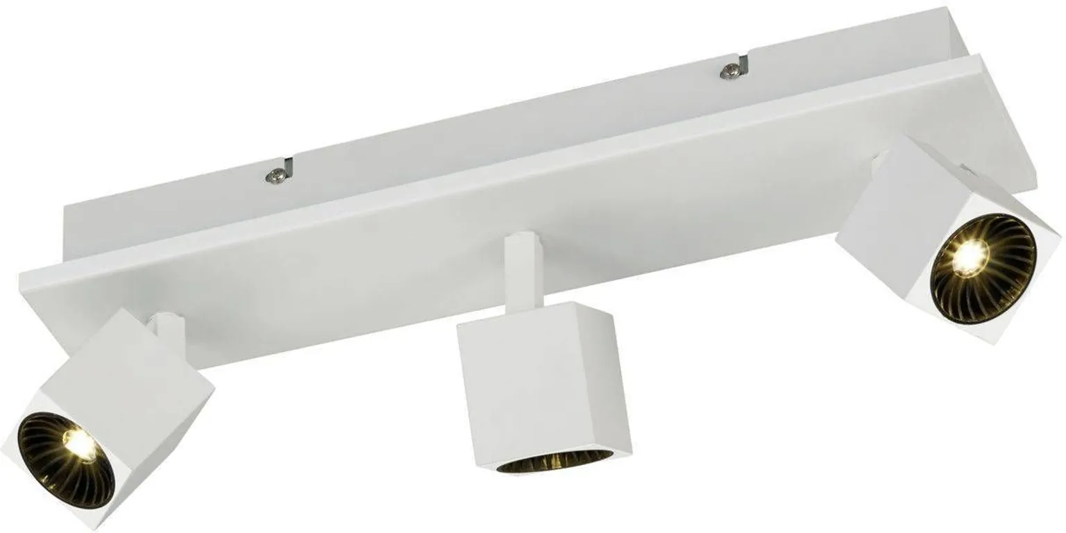 KOHTVALGUSTI TRIO CUBA 4X4,3+8W 430+640LM 3000K MATT VALGE