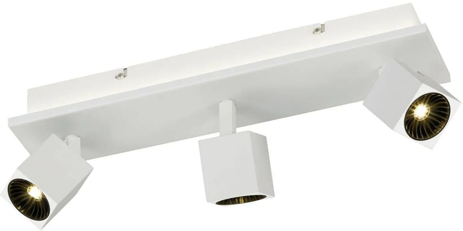 KOHTVALGUSTI TRIO CUBA 4X4,3+8W 430+640LM 3000K MATT VALGE