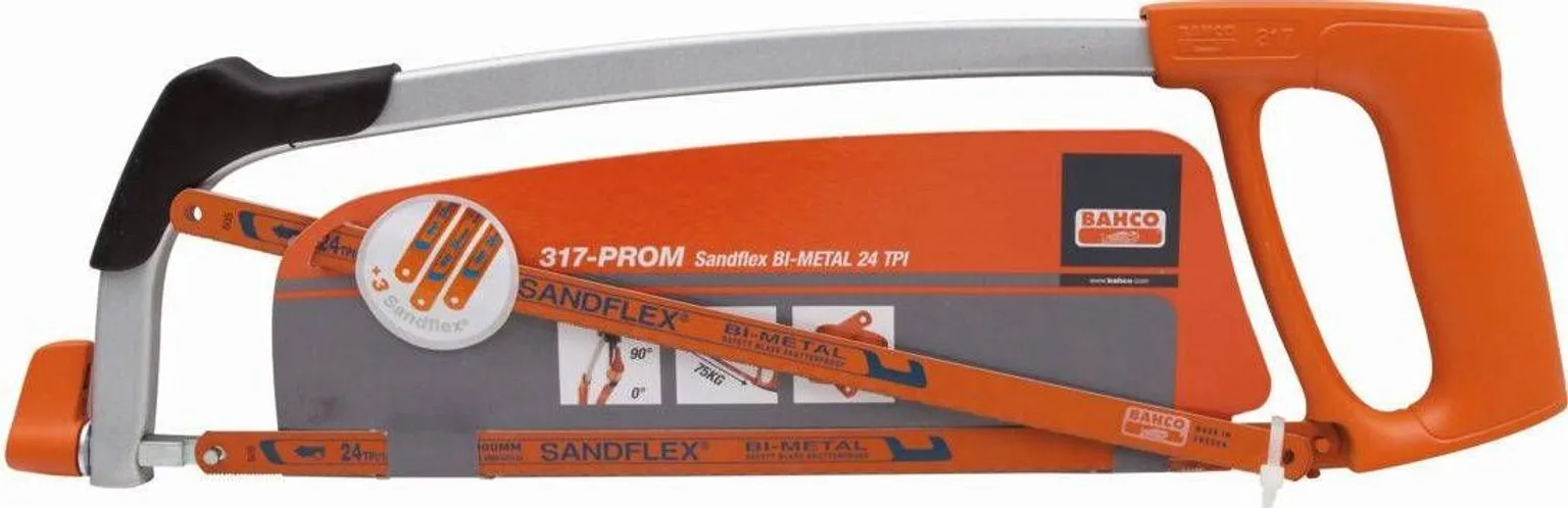 RAUASAELEHT BAHCO SANDFLEX 24TPI 300MM 2 TK JAEPAKEND