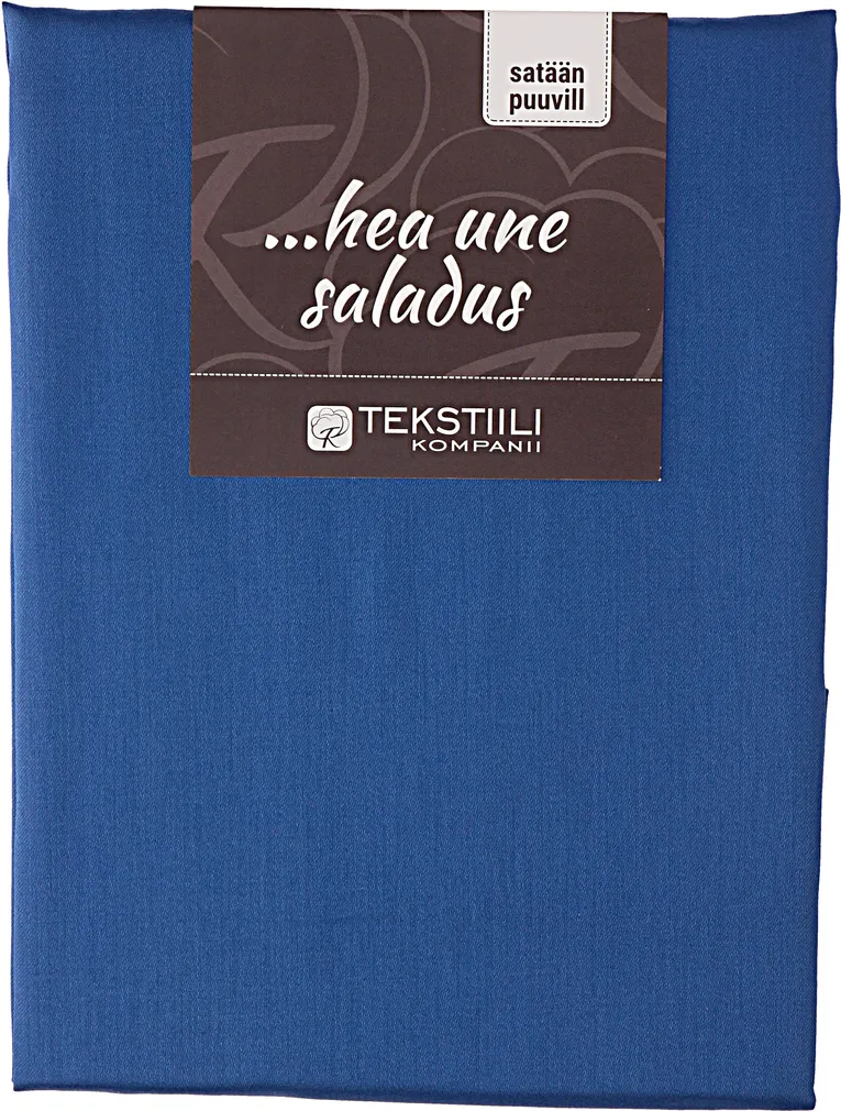 PADJAPÜÜR 60X80 CM, 100% PUUVILL SATÄÄN, STANDARD SININE