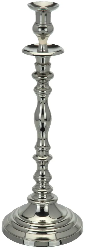 KÜÜNLAHOIDJA 42CM ALUMIINIUM ANTIIKNE HÕBEDANE