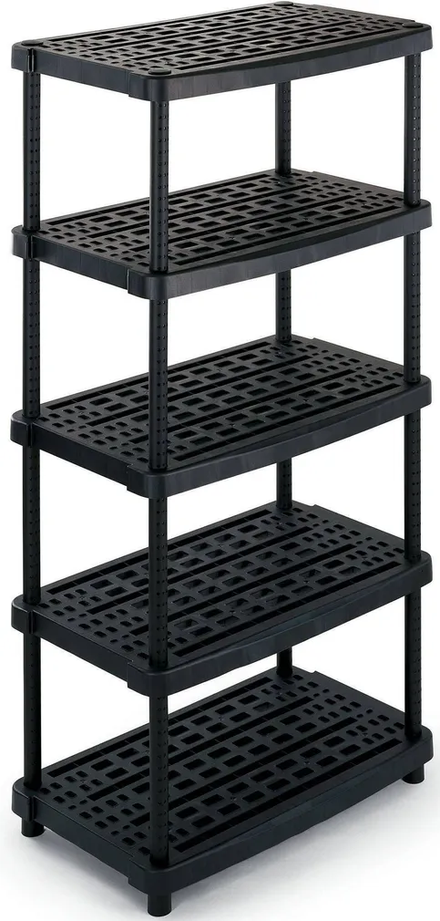 PLASTRIIUL SCAFFALONE 2436-5 NERO 188,5X93X59CM