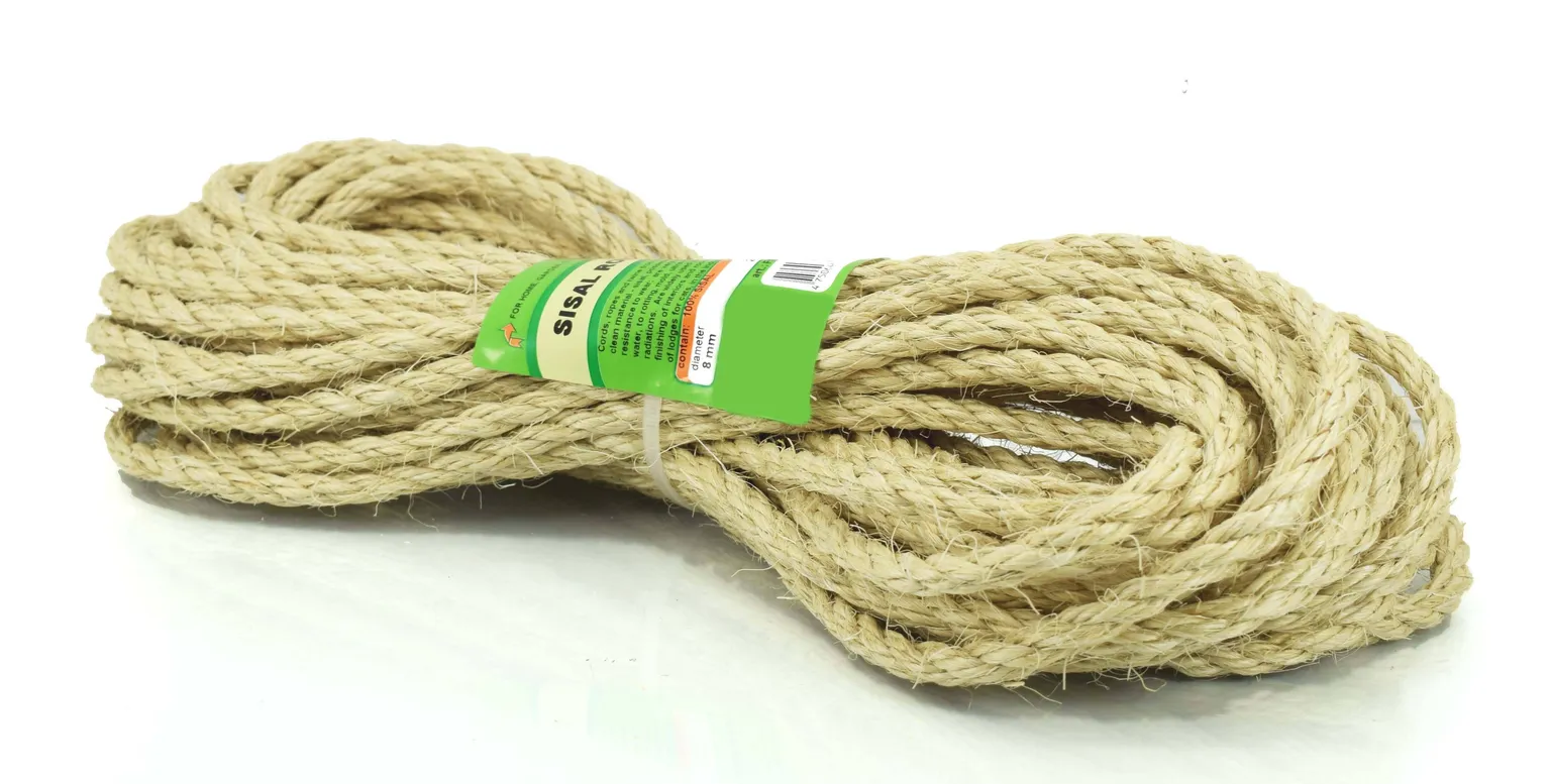SISALIST KEERITATUD NÖÖR 8MM/20M VIHK