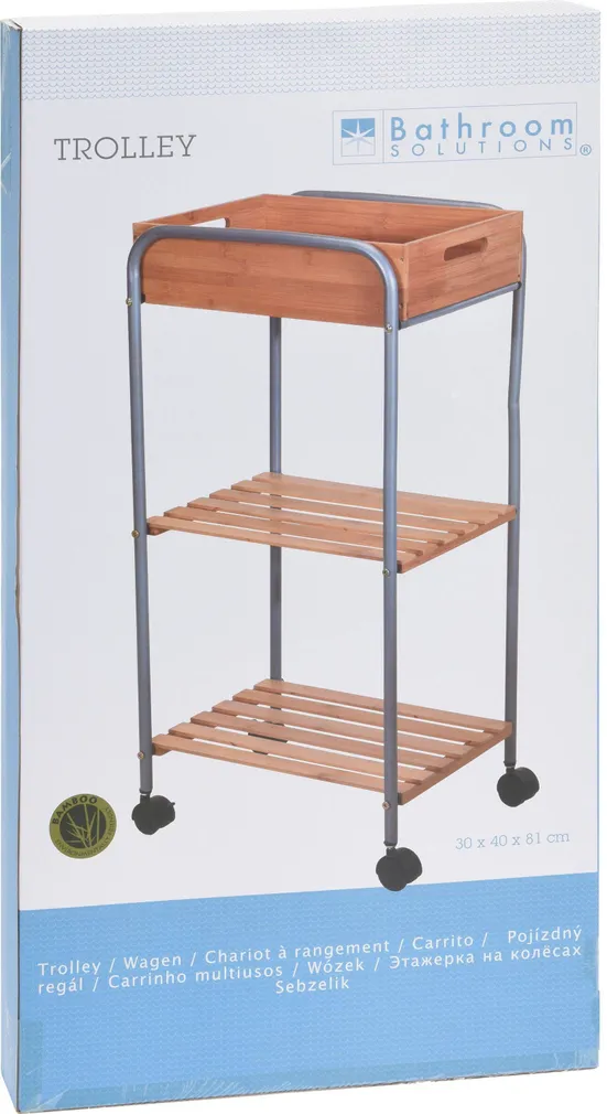 SERVEERIMISLAUD 81X30X40CM BAMBUS 3-KORRUSELINE