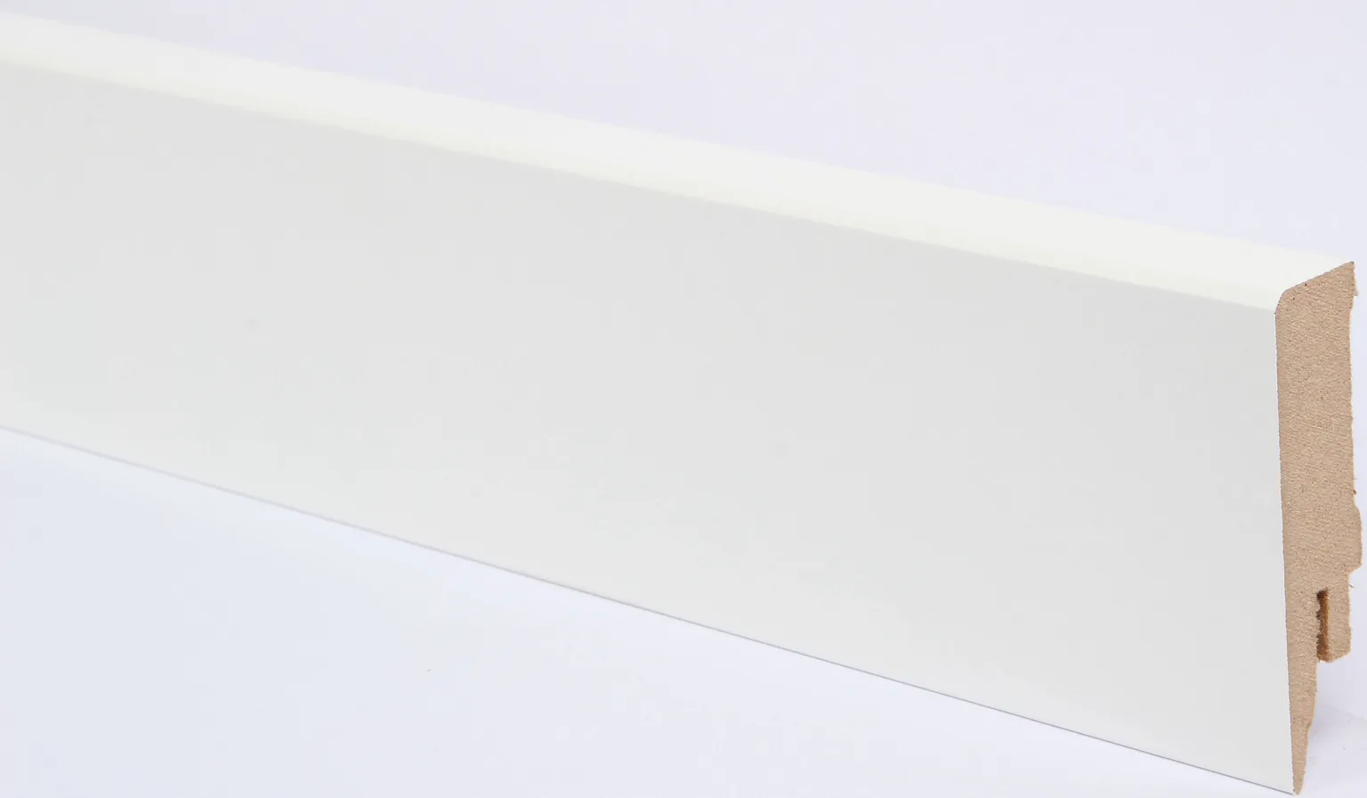 PÕRANDALIIST KRONOFLOORING MDF SILE VALGE ÜLEVÄRVITAV 70X17MM 2,6M