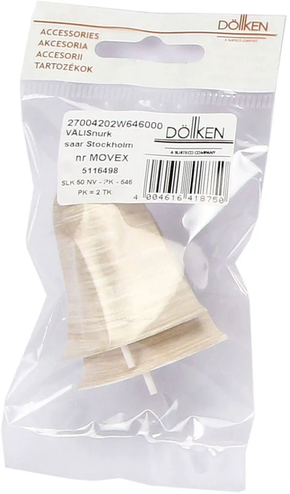 VÄLISNURK DÖLLKEN SAAR STOCKHOLM SLK50-W646 2TK PAKIS