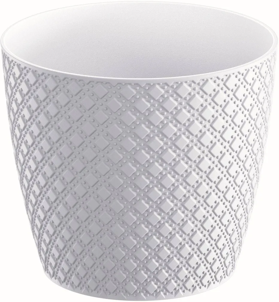 LILLEPOTIÜMBRIS PROSPERPLAST ORIENT PLASTIK Ø16CM VALGE