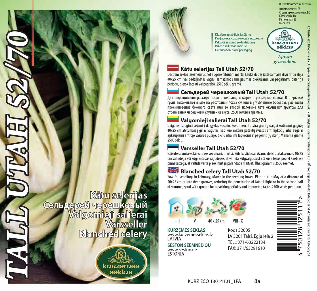 SEEMNED KURZEMES SEKLAS VARSSELLER TALL UTAH 52/70 0,1 G