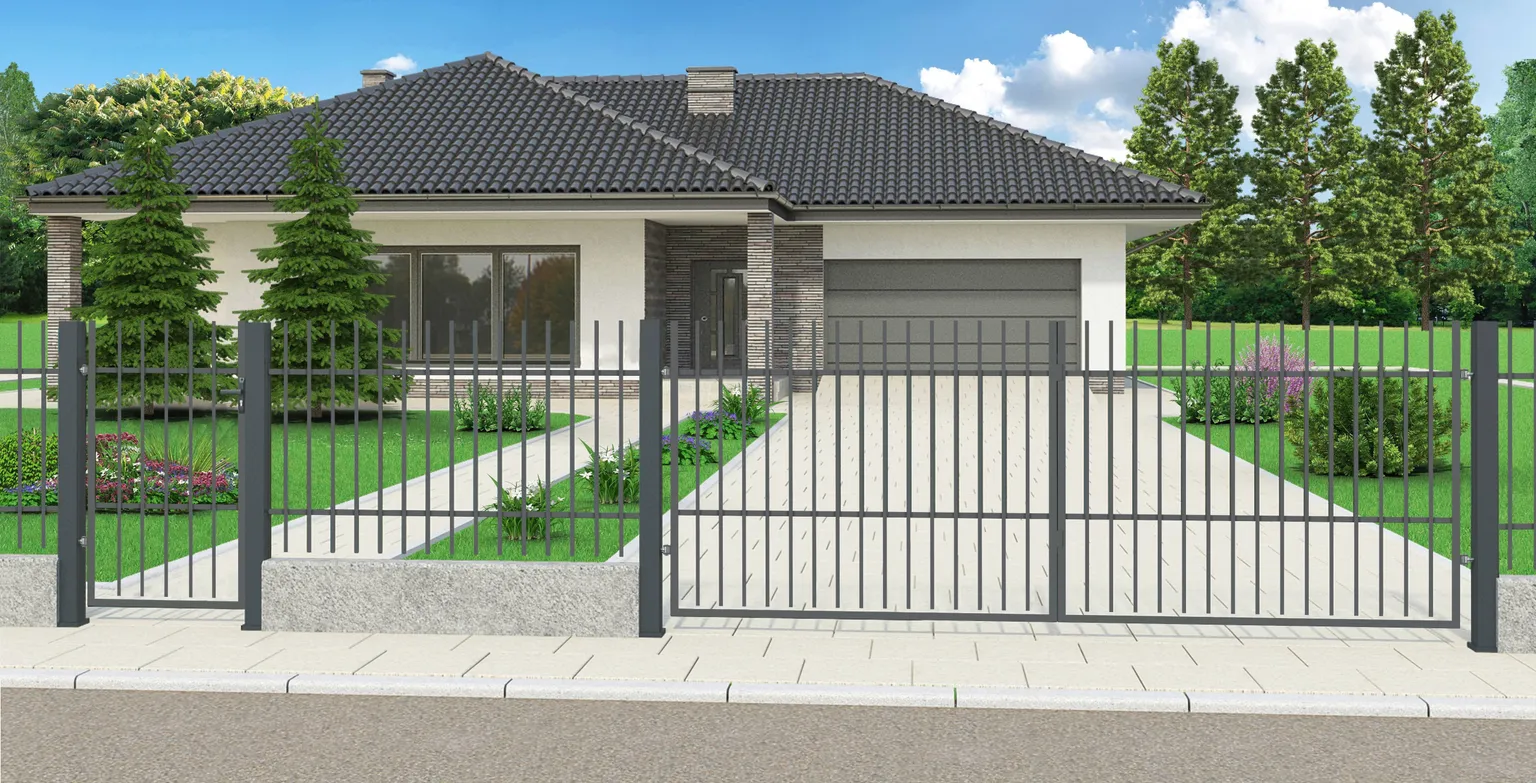 JALGVÄRAV POLBRAM "KATE" VASAK 0,90X1,50M RAL7016