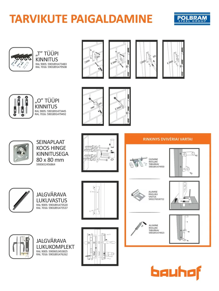 AIAMOODUL POLBRAM "KATE" LAIUS 2,00M , KÕRGUS 1,20M TERAS TSINGITUD