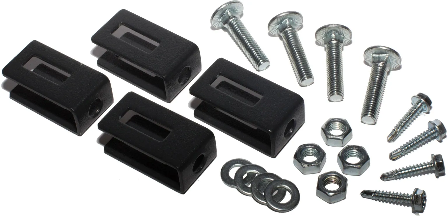 U-TÜÜPI MOODULI ÜHENDUS POLBRAM RAL9005 4TK