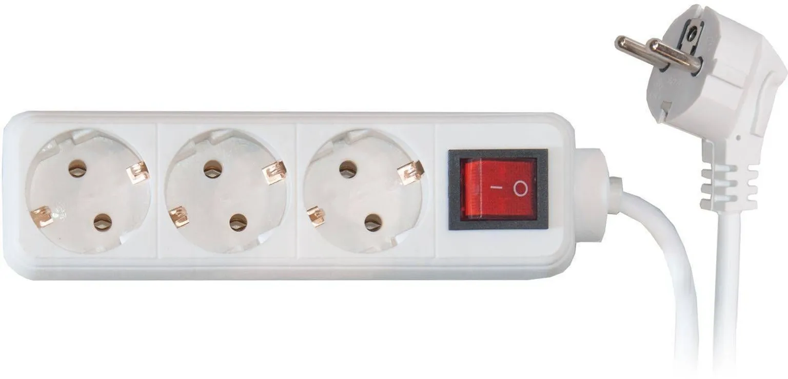 PIKENDUSJUHE SC-ELECTRIC 3M 3 PESA 3G1,0MM² 10A LÜLITI VALGE