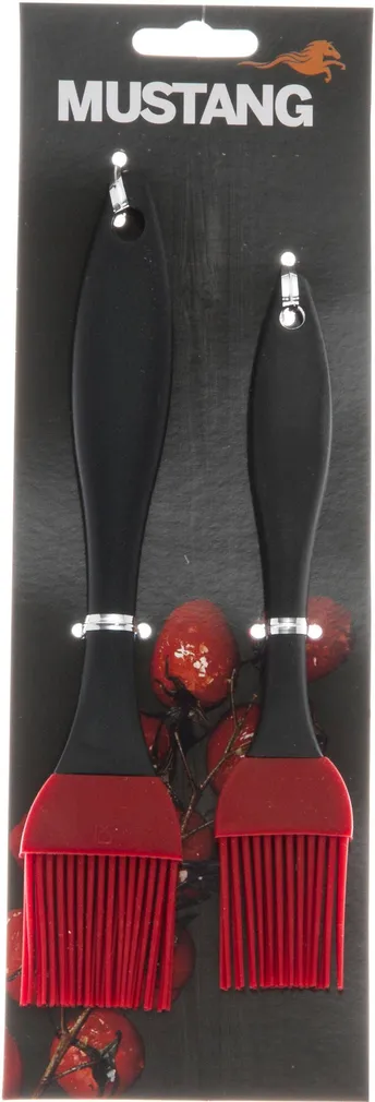 GRILLPINTSLID SILIKOON MUSTANG 20,5X4CM+17,5X3,3CM 2TK