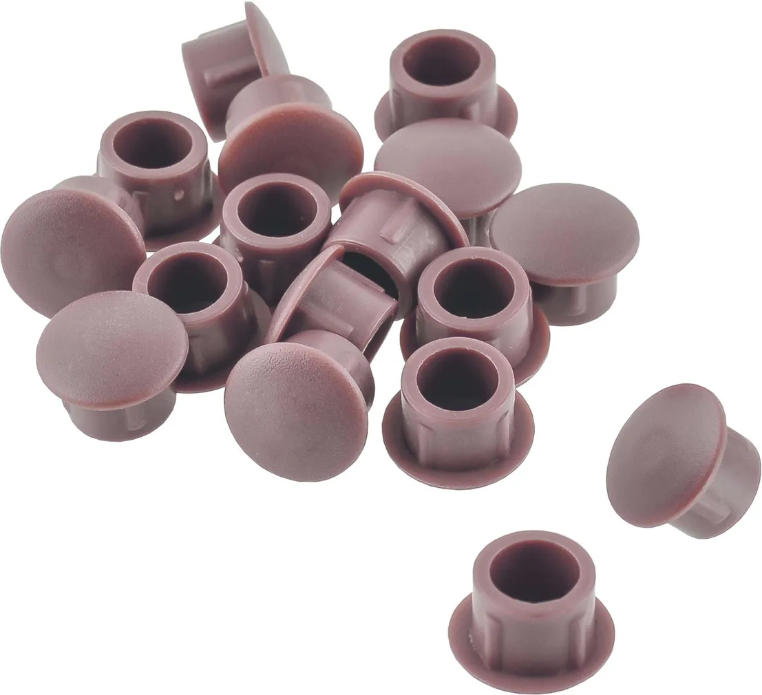 KATTEKORK SUKI Ø4MM PLASTIK PRUUN 20TK PAKIS