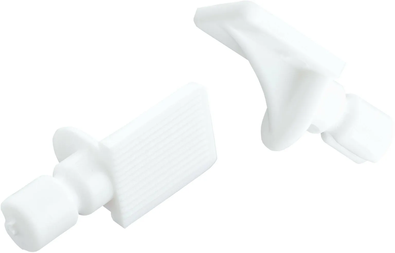 RIIULIPLAADI TUGI SUKI Ø8MM PLASTIK VALGE