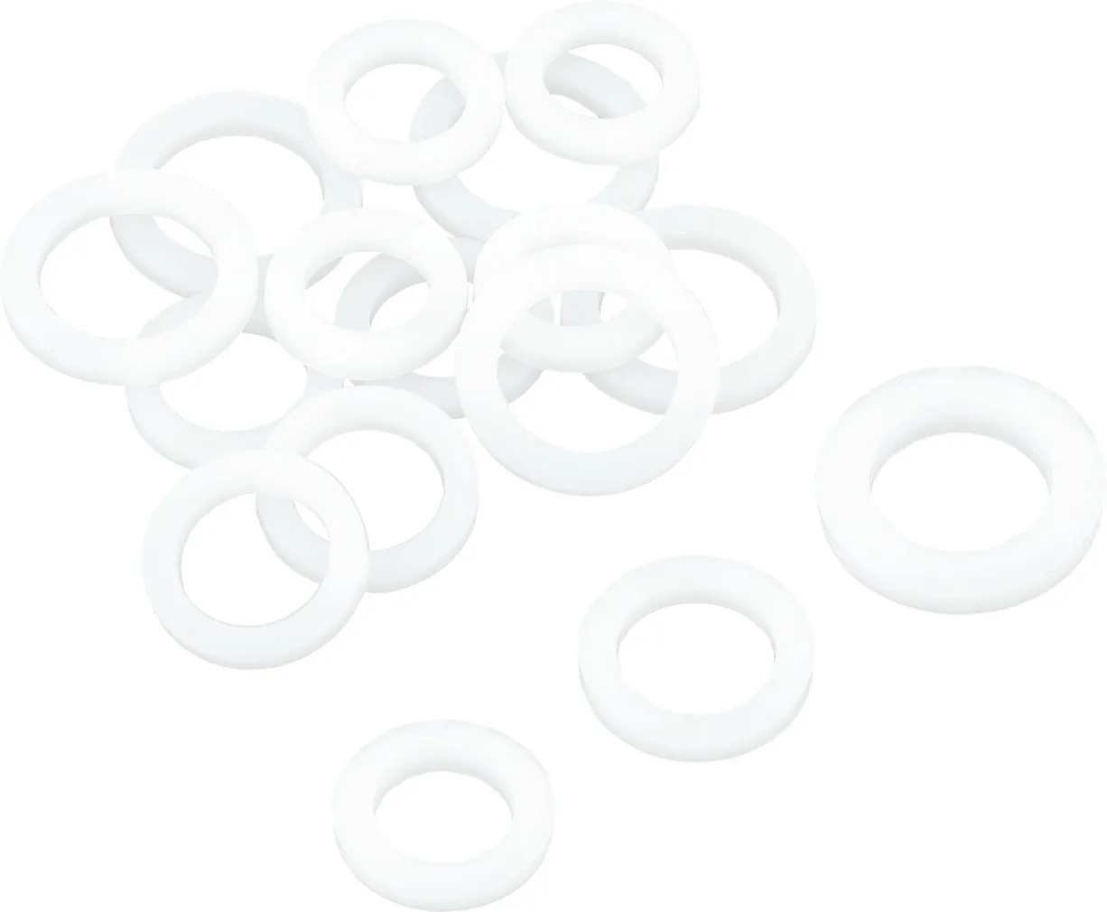 SEIBI KOMPLEKT SUKI Ø9X15-13X19MM PLASTIK VALGE 18TK PAKIS