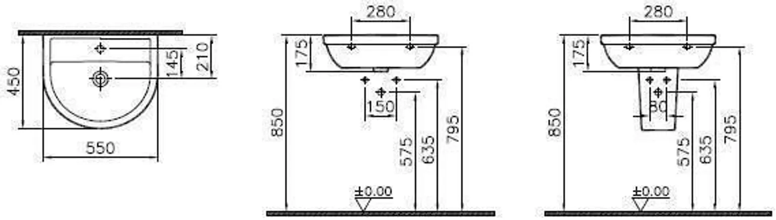 VALAMU VITRA S10 550X450X175MM