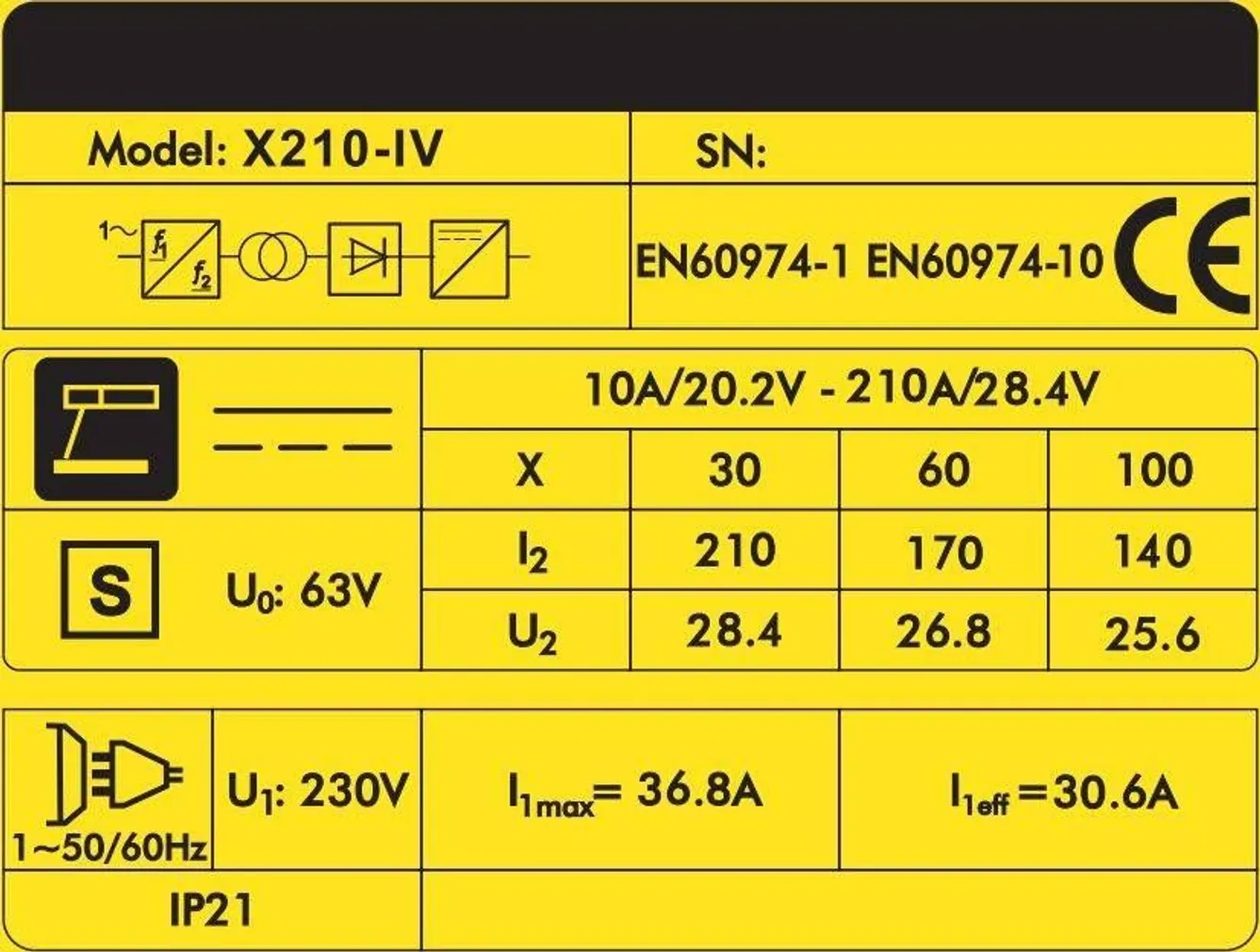 INVERTER CLINT X210A-IV