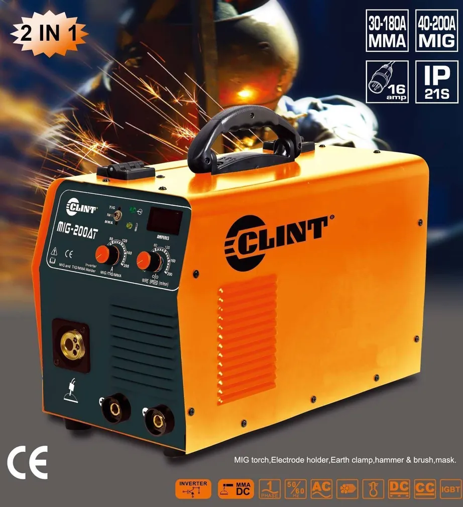 KEEVITUSSEADE CLINT MIG 200AT INVERTER/TRAATKEEVITUS