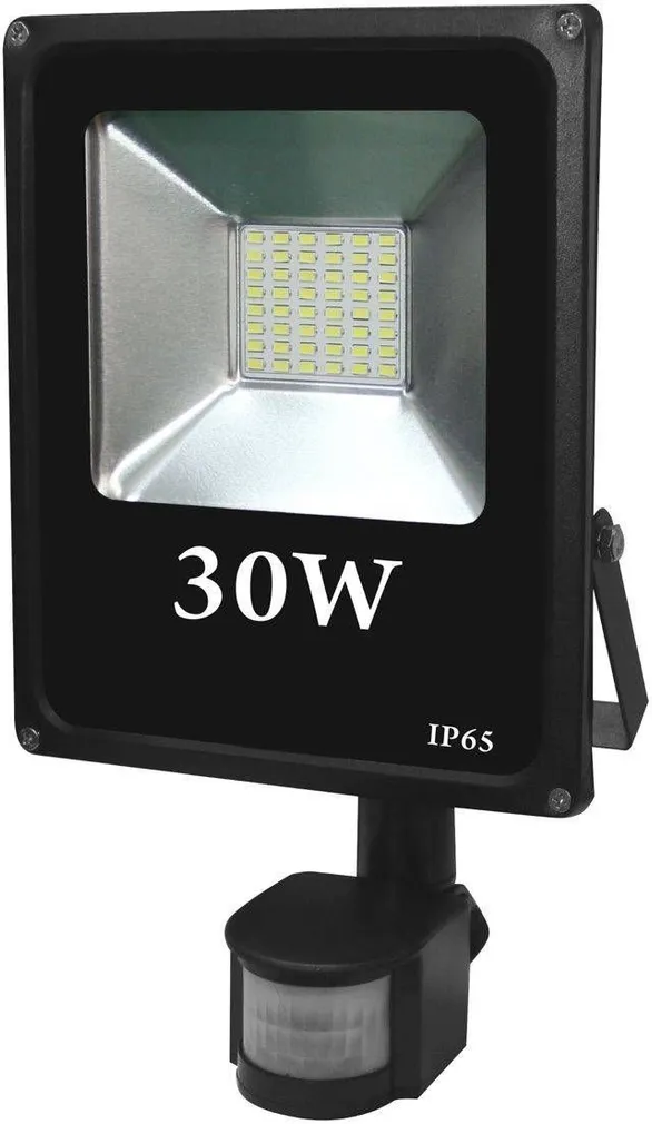 LED PROŽEKTOR VOLTENO 30W 1500LM 6000K LIIKUMISANDURIGA