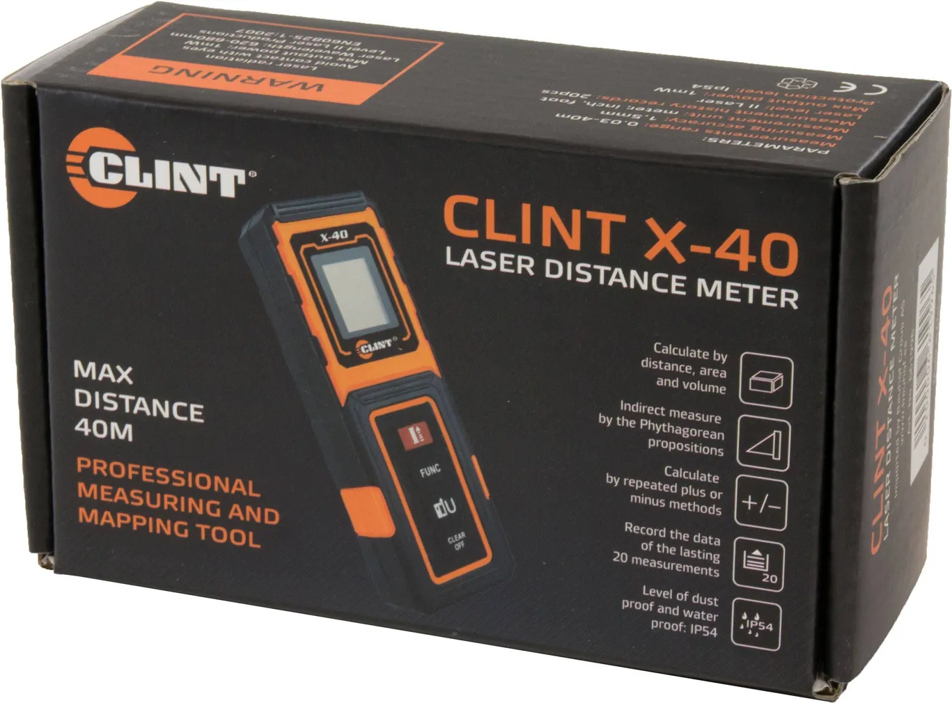 LASERKAUGUSMÕÕTJA CLINT X-40