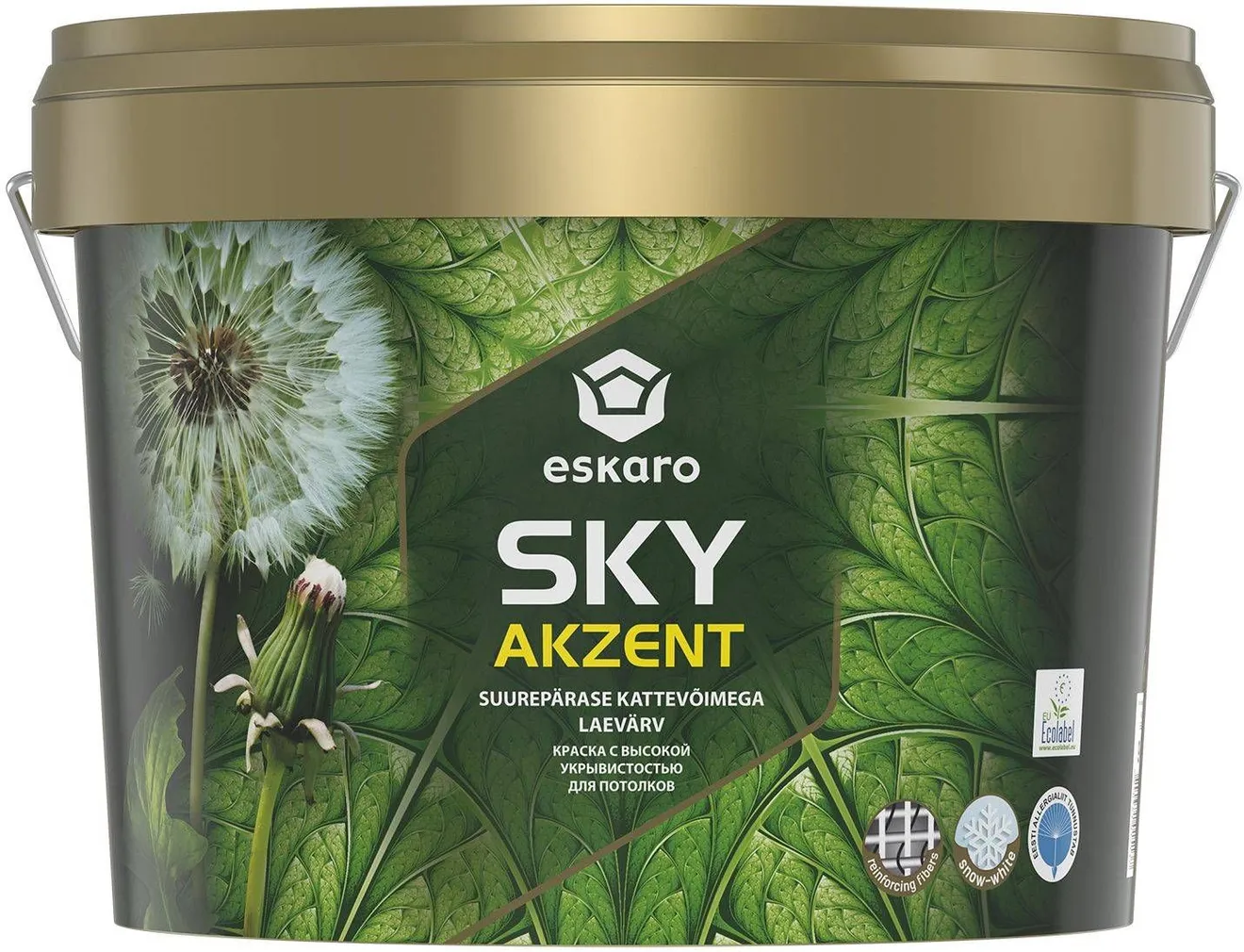 LAEVÄRV ESKARO AKZENT SKY 9L VALGE TÄISMATT