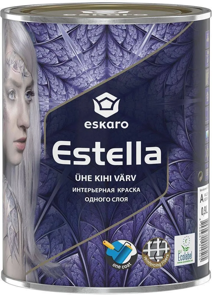 SEINAVÄRV ESKARO ESTELLA 0,9L VALGE TÄISMATT