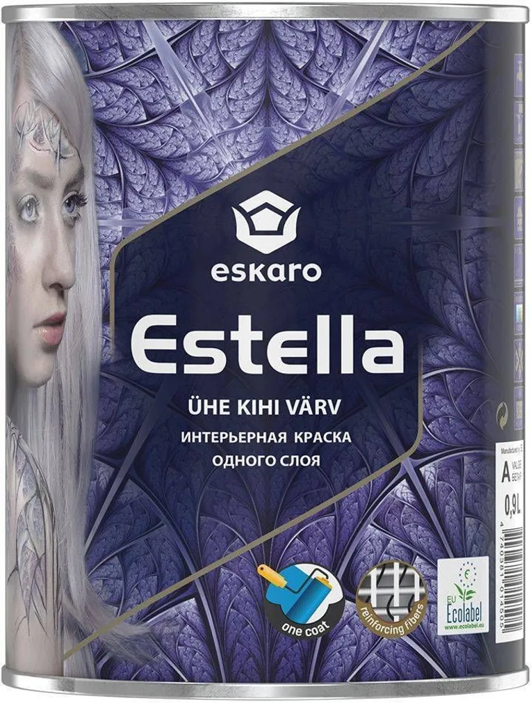 SEINAVÄRV ESKARO ESTELLA 0,9L VALGE TÄISMATT