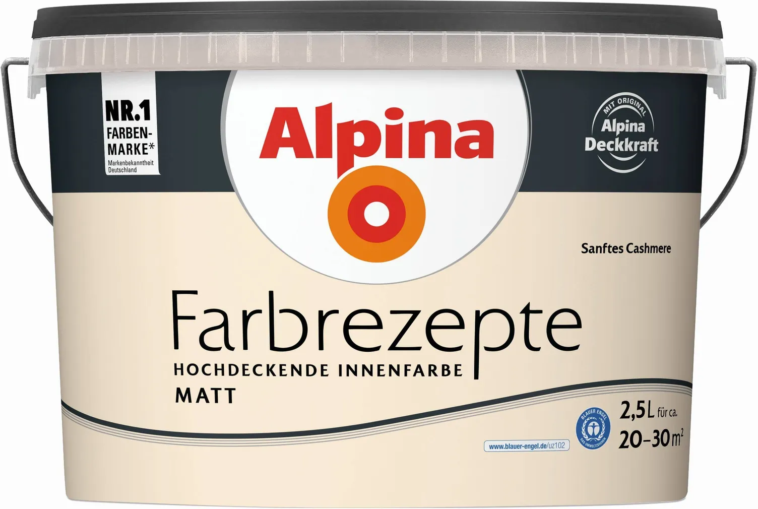 SEINAVÄRV ALPINA FARBREZEPTE 2,5L SANFTES CASHMERE MATT