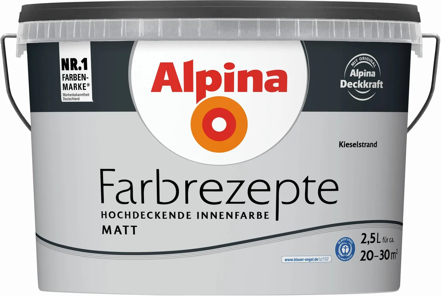 SEINAVÄRV ALPINA FARBREZEPTE 2,5L KIESELSTRAND MATT
