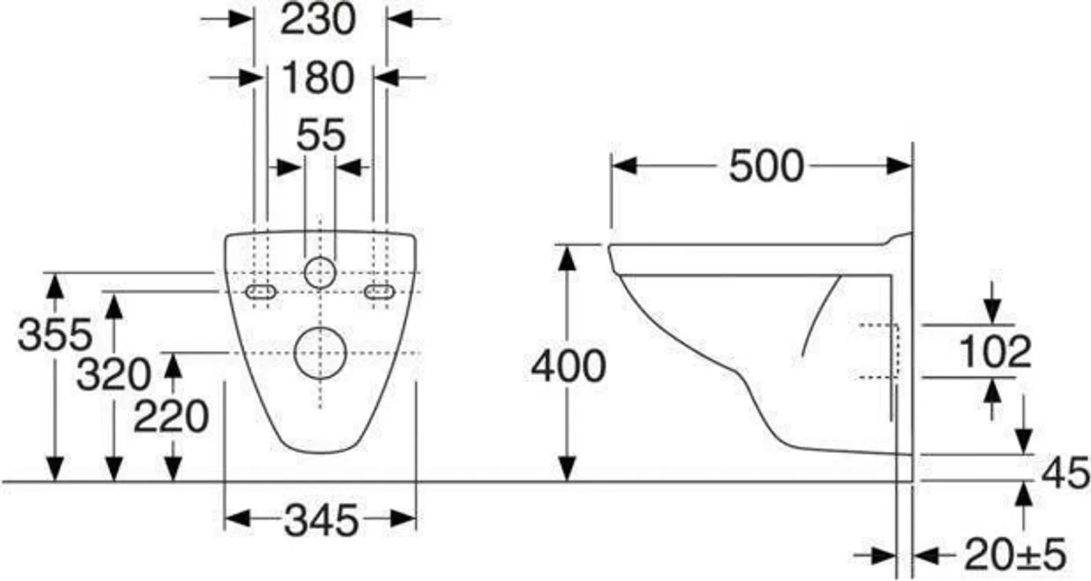 WC-SEINAPOTT GUSTAVSBERG NAUTIC 5530 PRILL-LAUD