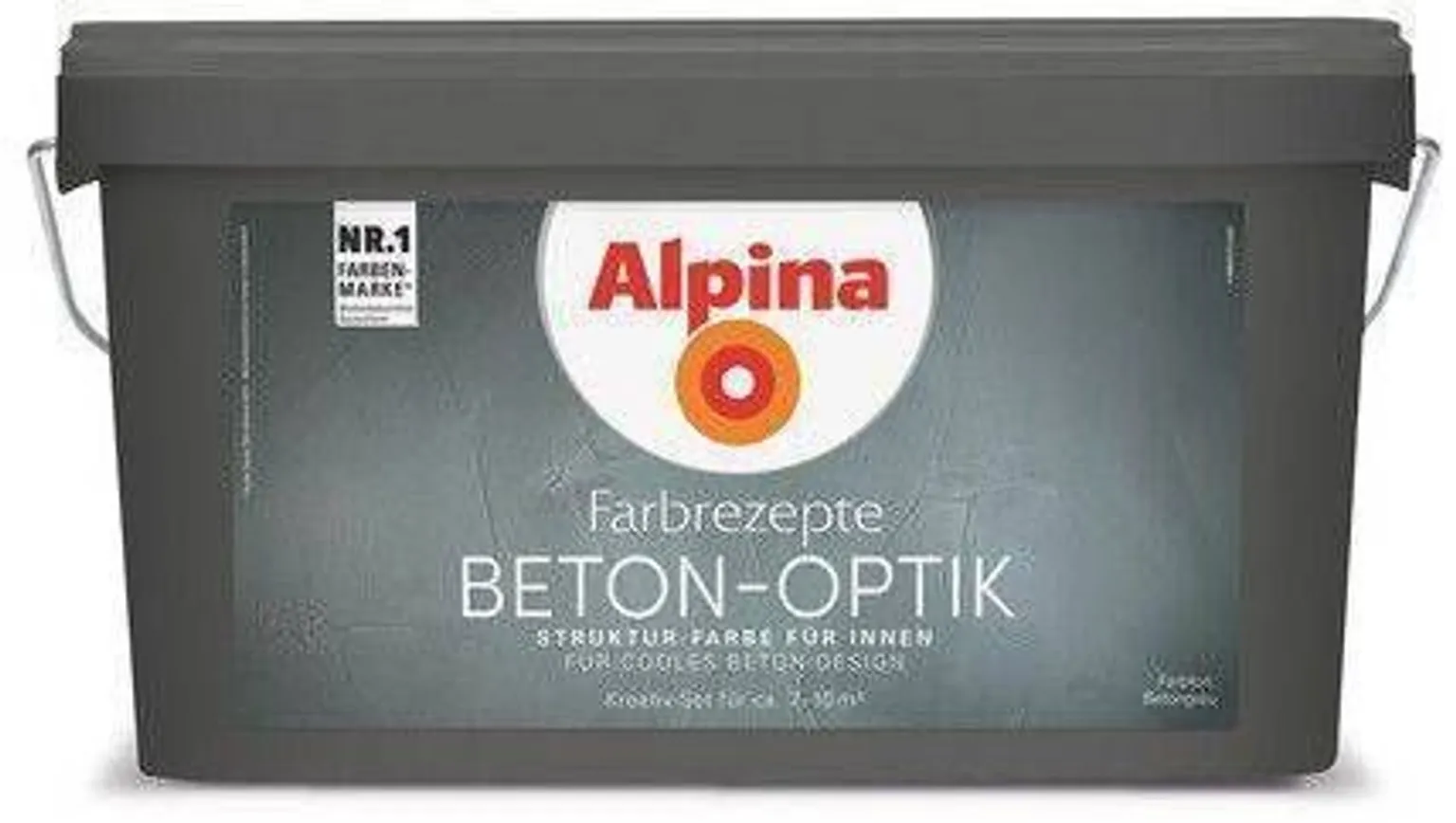 DEKORATIIVVÄRV ALPINA FARBREZEPTE BETON-OPTIK 3+1L BETOONHALL MATT