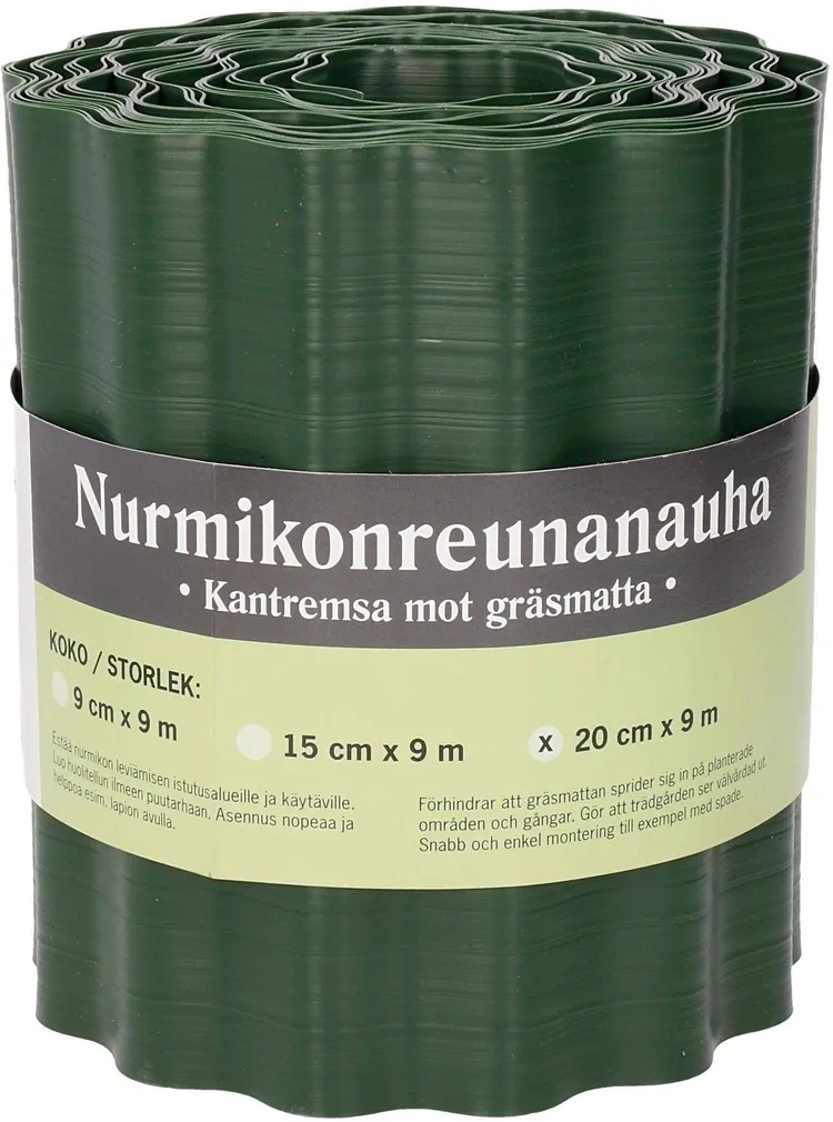 MURU-JA PEENRAÄÄRIS 20CMX9M ROHELINE