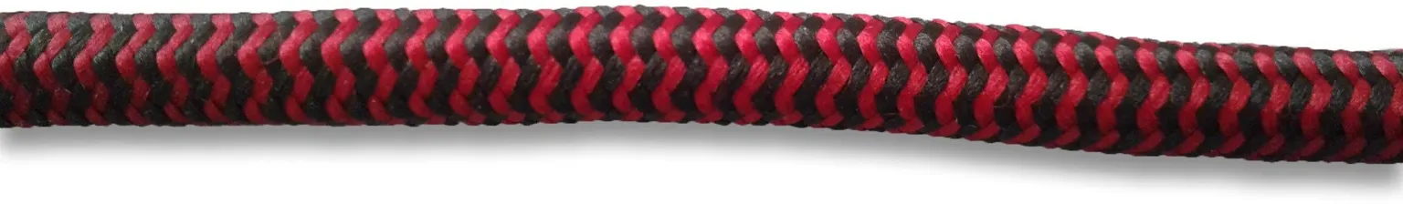 TEKSTIILKAABEL FENDE 3X0,75MM² 3M PUNANE/MUST