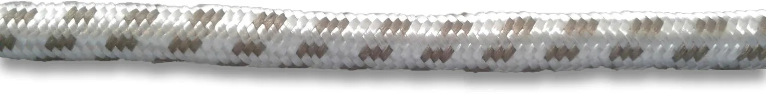 TEKSTIILKAABEL FENDE 3X0,75MM² 3M VALGE/HALL