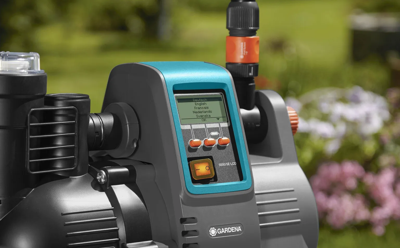 KASTMISPUMP GARDENA 5000/5 LCD 1300W 5000L/H 8/50M