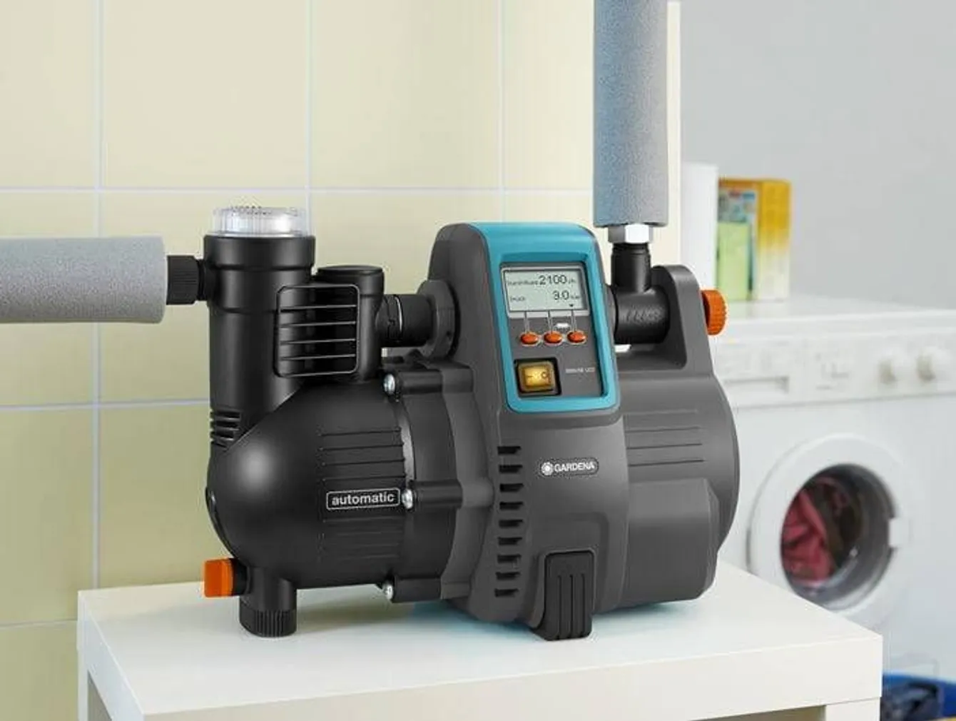 KASTMISPUMP GARDENA 5000/5 LCD 1300W 5000L/H 8/50M