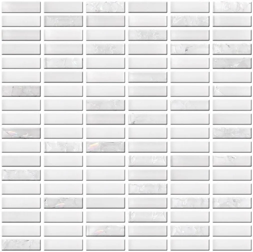 KLAASMOSAIIK LINTMAN MID0051 30X30CM VALGE