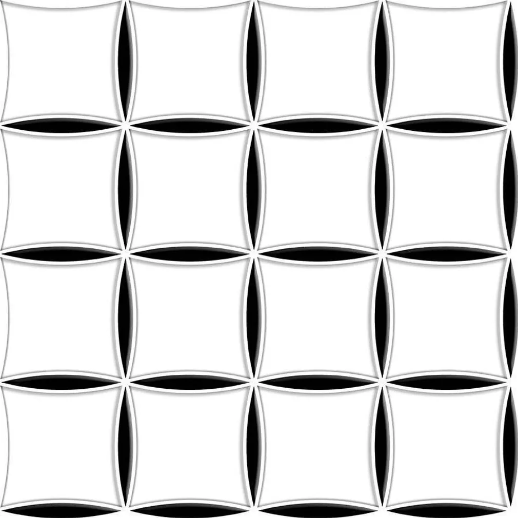 KLAASMOSAIIK LINTMAN MID0157 30X30CM VALGE