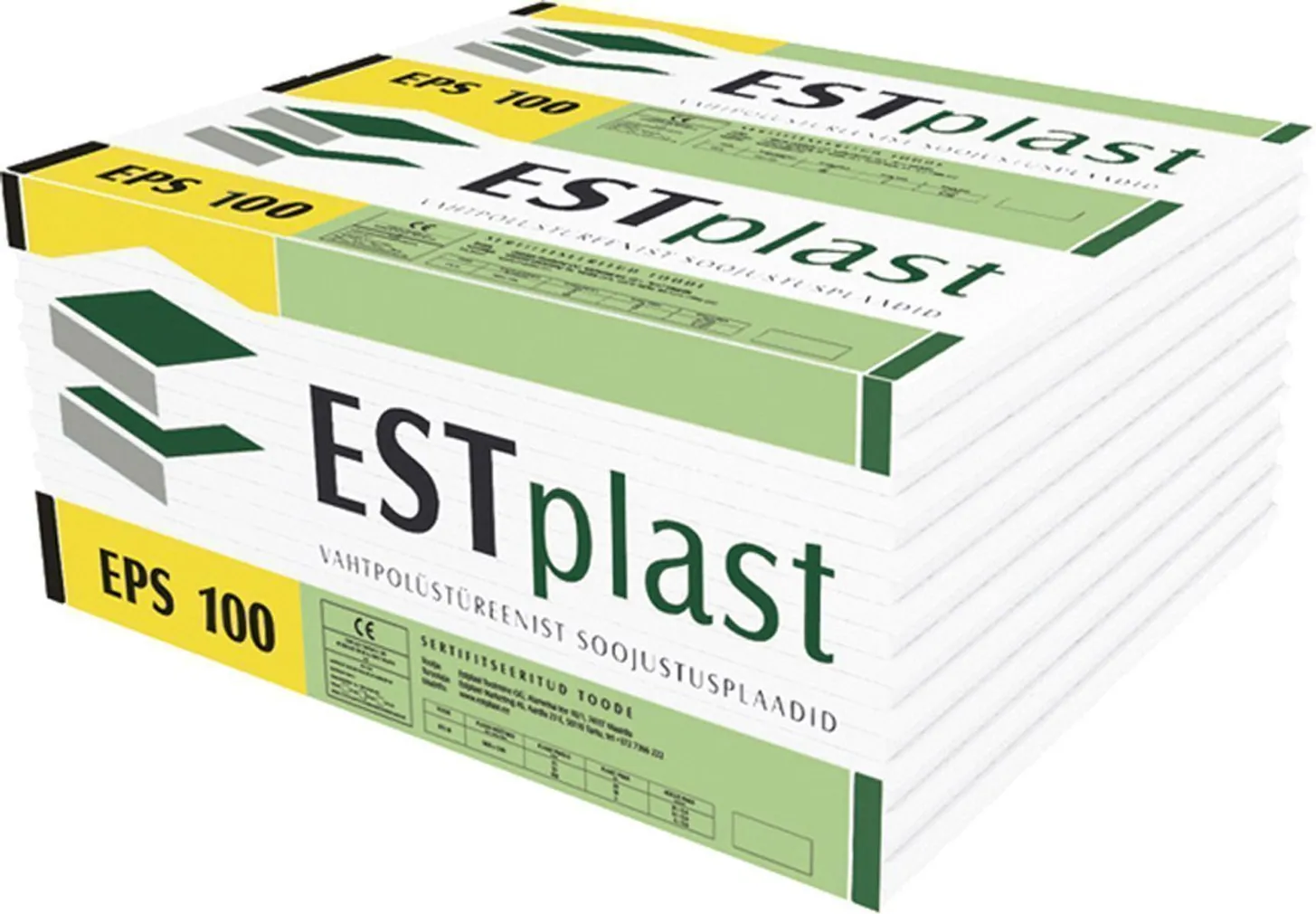 VAHTPLAST ESTPLAST EPS 50 SEIN 100MM 6TK/0,72M³/7,2M²