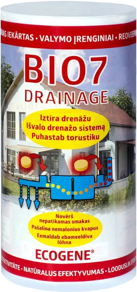 DRENAAŽI BIOLOOGILINE PREPARAAT BIO 7 DRENAZ BIO7-32526