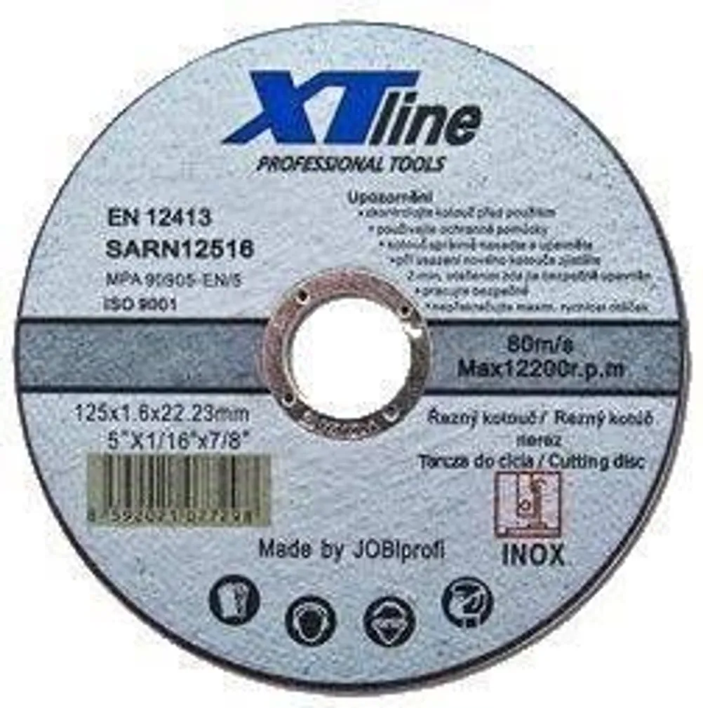 LÕIKEKETAS XTLINE INOX 125X1,6X22MM