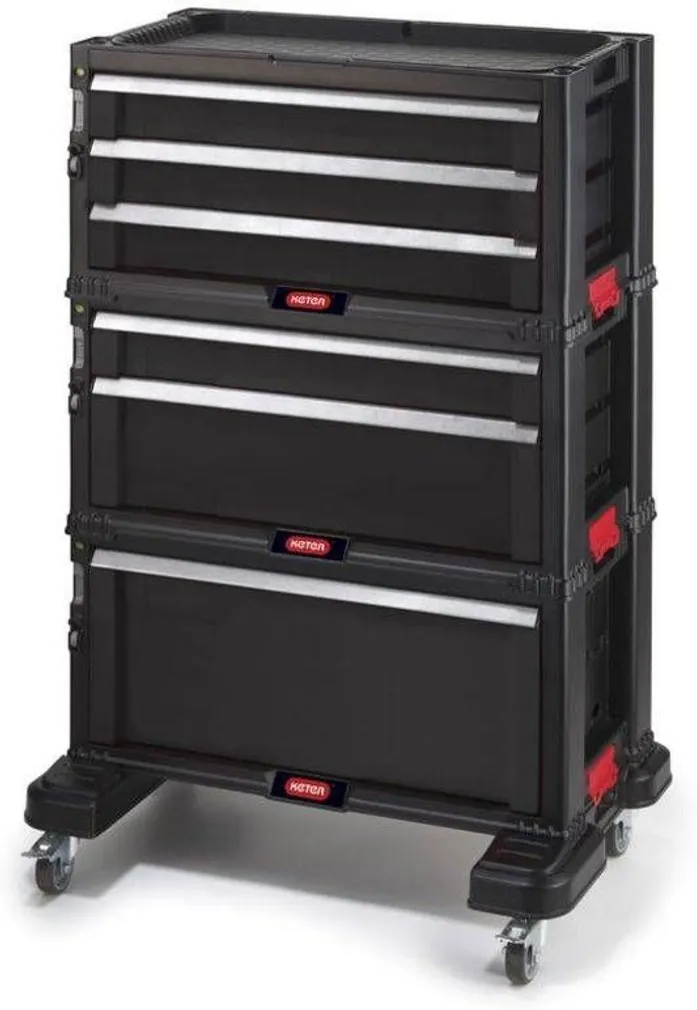 TÖÖRIISTAKAPP RATASTEL KETER 2+3+1 SAHTLIT, PLASTIK