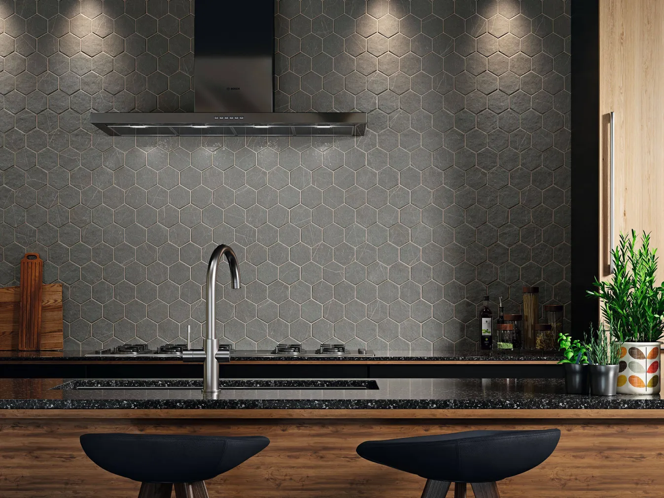 KERAAMILINE PLAAT REALONDA MUSE HEX HALL 26,5X51CM 0,95M² PAKIS