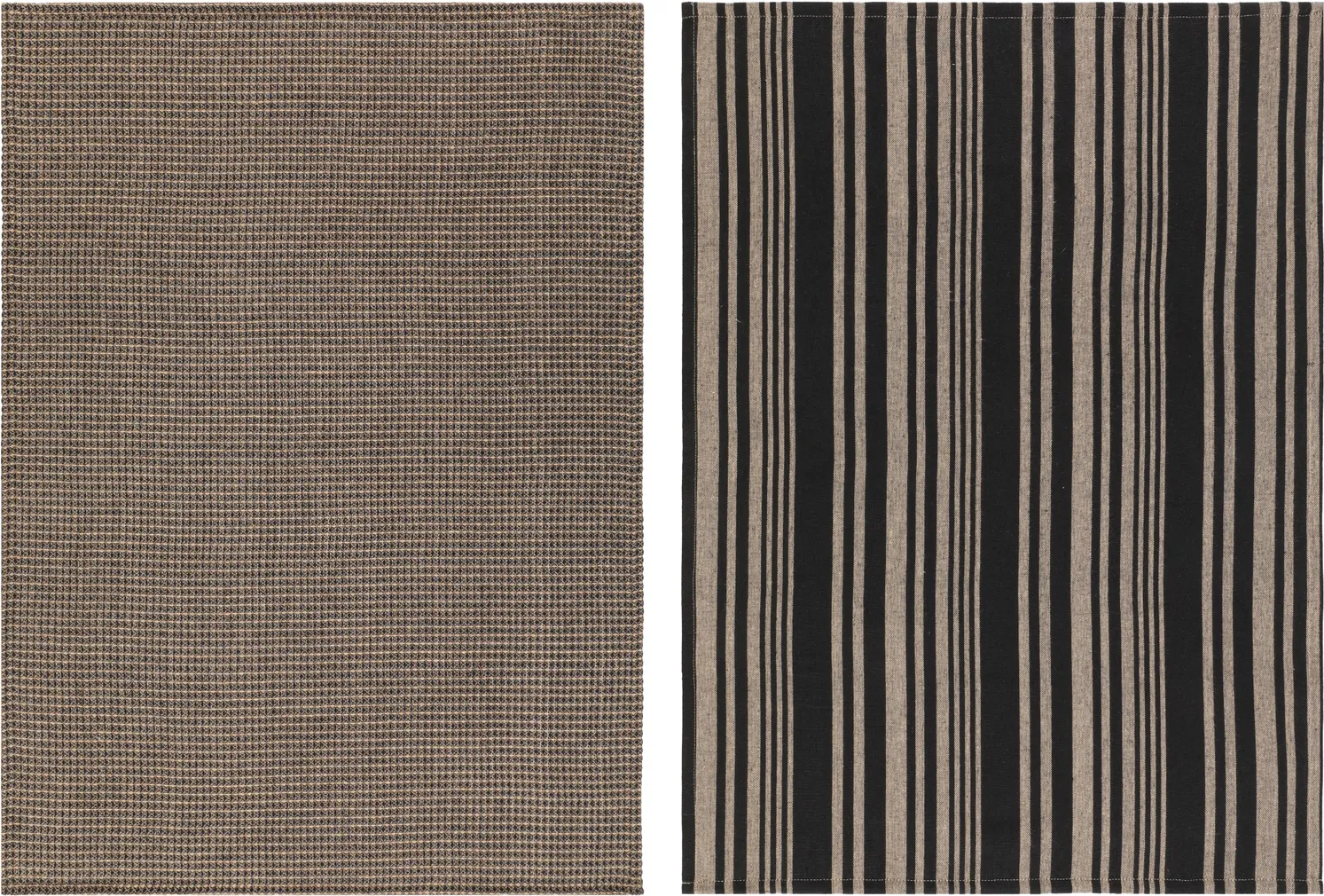 KÖÖGIRÄTIKUD MAKU 50X70CM PUUVILL/POLÜESTER BEEŽ/MUST 2TK